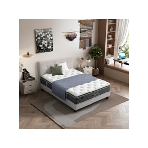 Matelas hybride 180 x 200 cm ressorts ensachés – SONGE