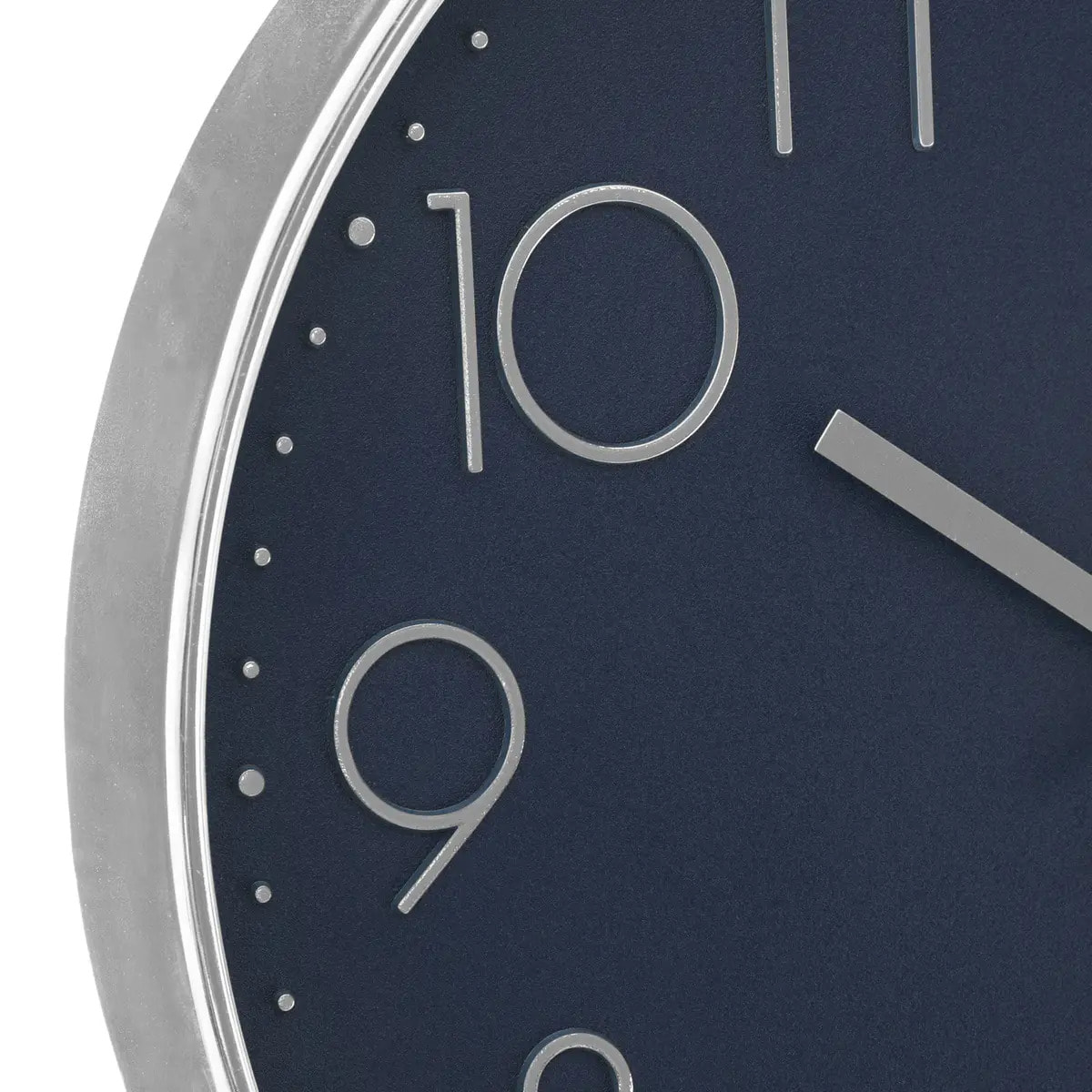 Horloge 3D "Laure" silver D30cm