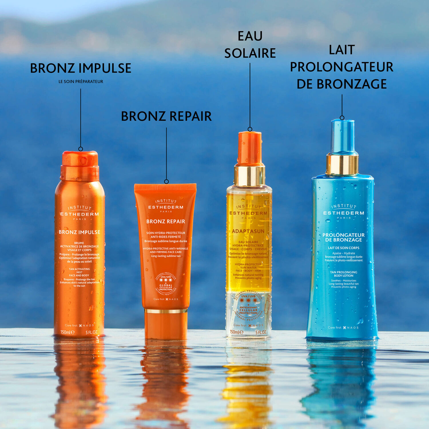 Adaptasun - Eau Solaire Hydra-Protectrice - Visage Corps et Cheveux 150 ml