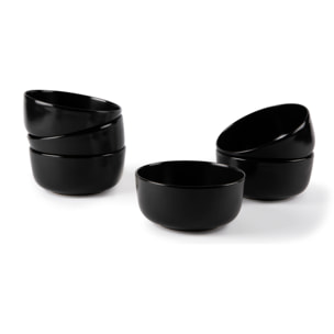 Set 6 Coppette 14,5 cm Excelsa – Nordic, Ceramica Nero