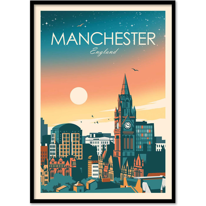 Affiche - Manchester - Studio Inception