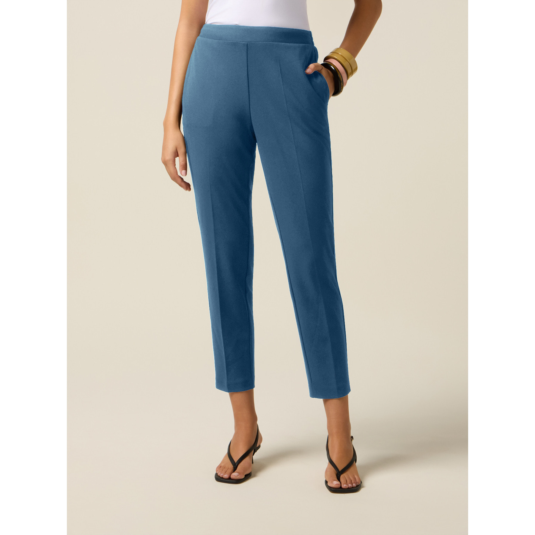 Oltre - Pantalones pitillo - Light - blue