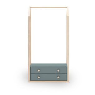 Perchero juvenil Misty Breeze Verde Salvia - Oak Soft