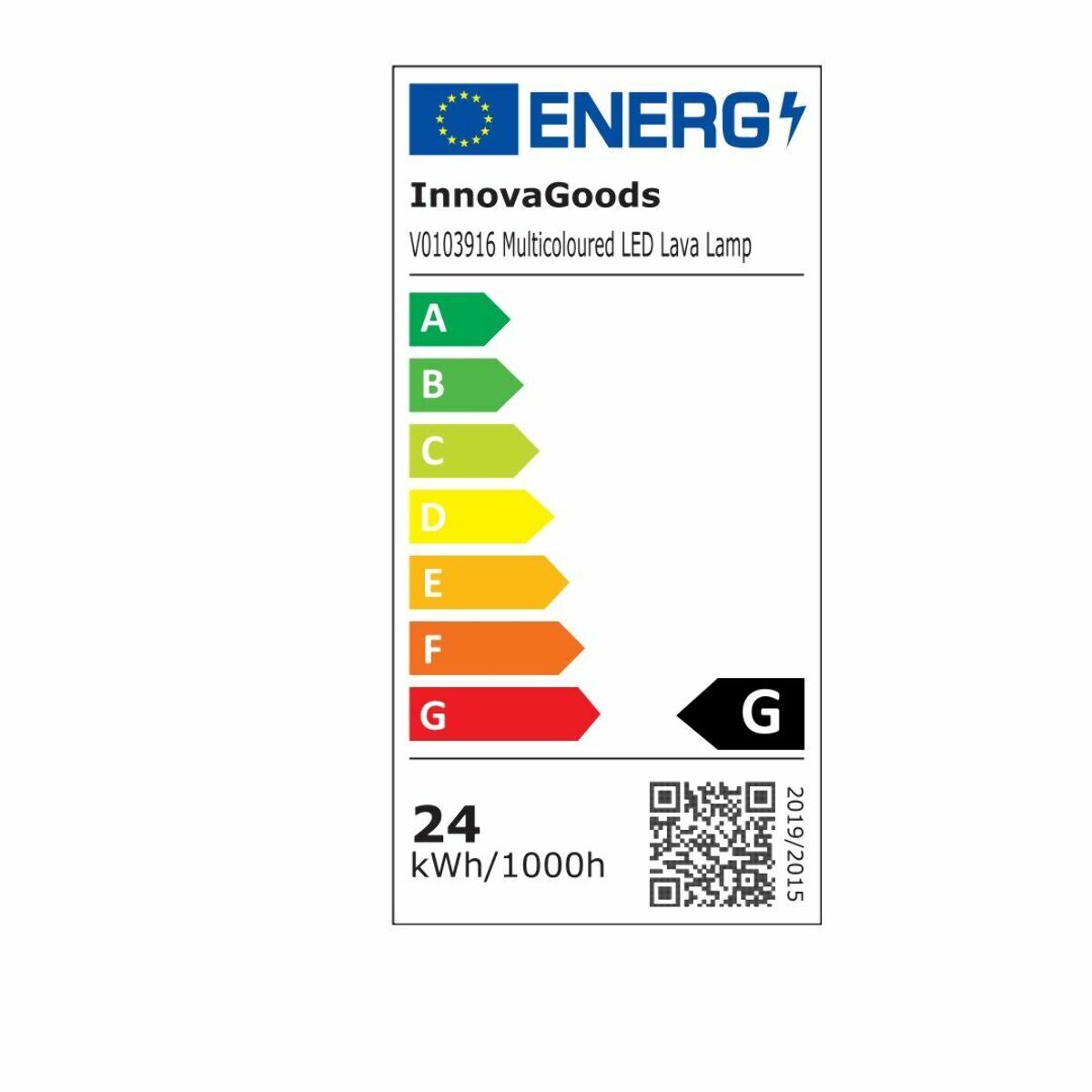 Lampe à Lave LED Multicolore Kolemp InnovaGoods