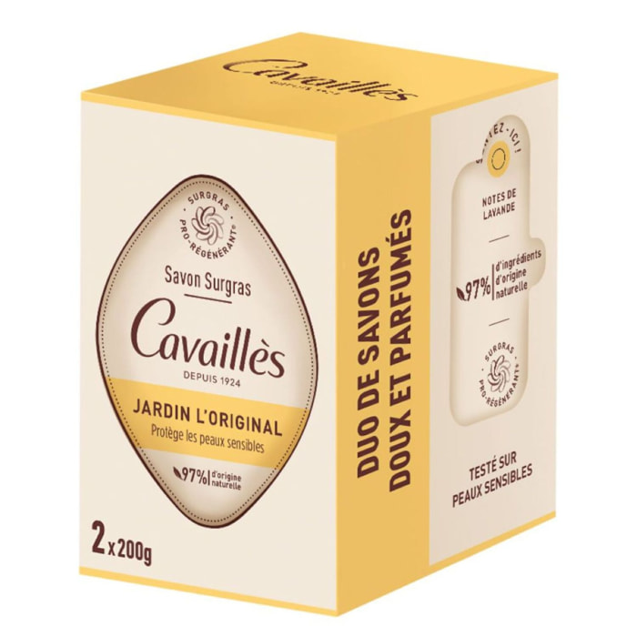 Jardin L'Original - Duo de Savon Surgras 2x200 g