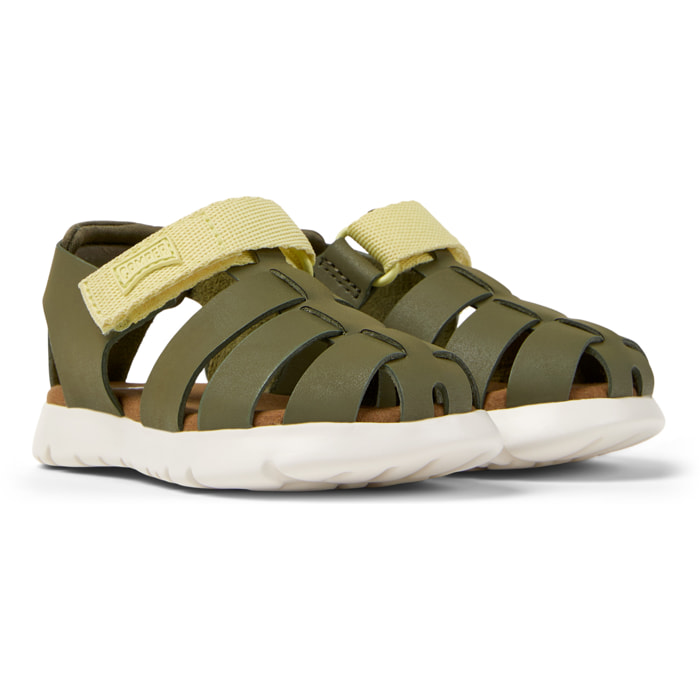Sandali - CAMPER Oruga Sandal - Verde - Pelle scamosciata