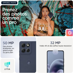 Smartphone MOTOROLA G86 Gris 256Go