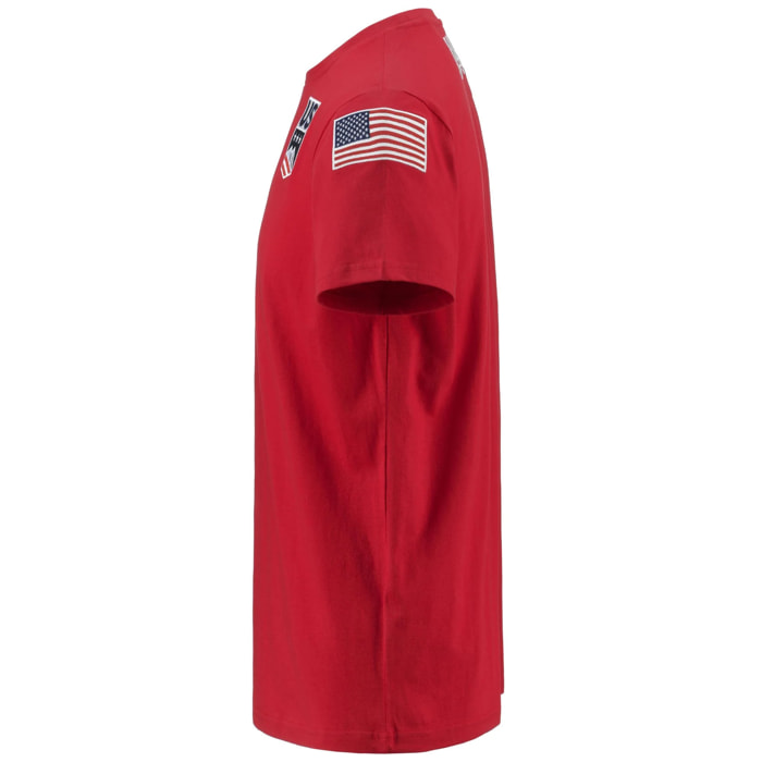 Kappa - T-Shirts & Top Uomo Rosso - Estessi Us