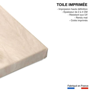 Tableau scandi fleurs de roseaux Toile imprimée