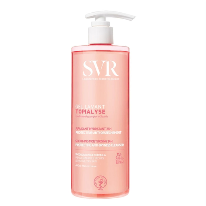 Topialyse - Gel Lavant Apaisant, Hydratant, Protecteur Anti-Dessèchement