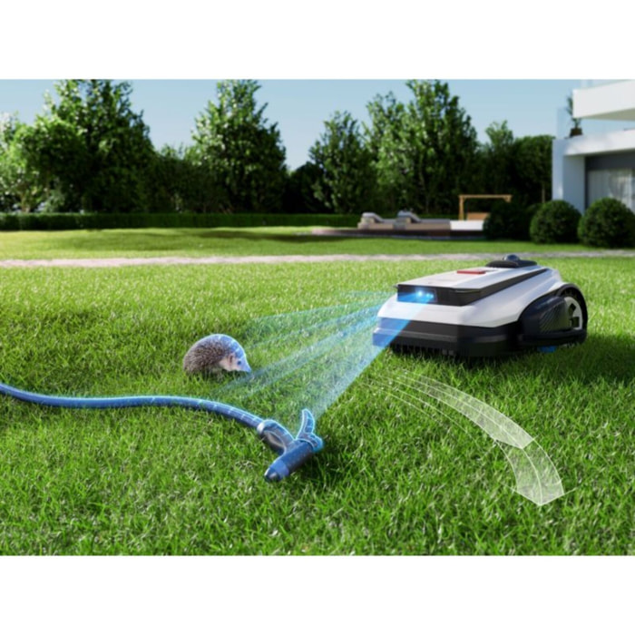 Robot tondeuse ECOVACS GOAT A1600 sans fil périphérique, 1600 m² de superficie, coupe bordures TruEdge
