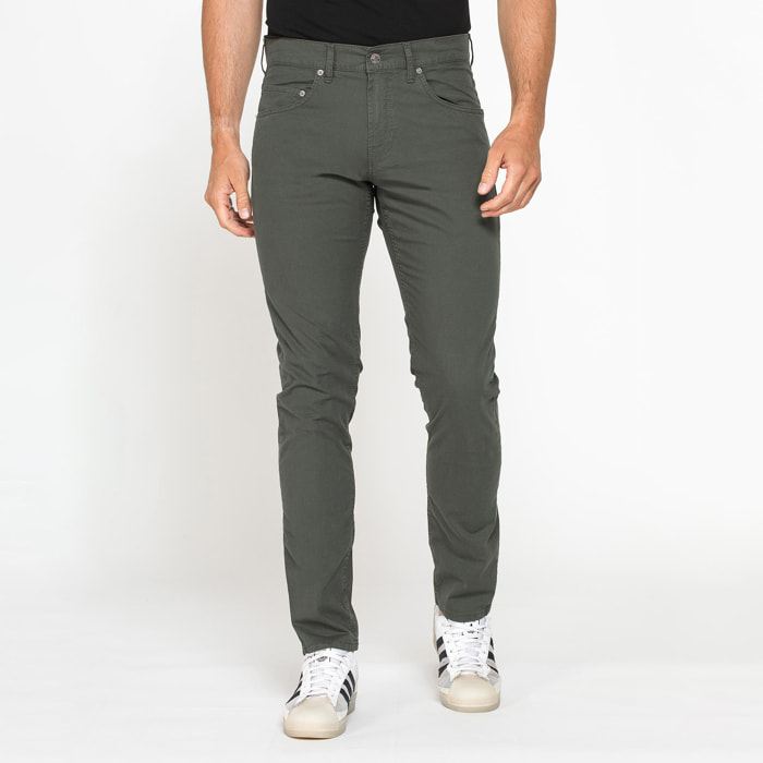 PANTALONE COLORATO DA UOMO IN COTONE STRETCH