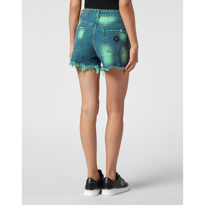 PHILIPP PLEIN Pantaloncini di jeans