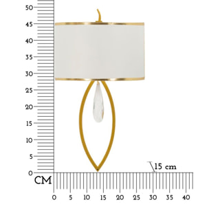 LAMPADA DA MURO VIENNA CM 26X15X50