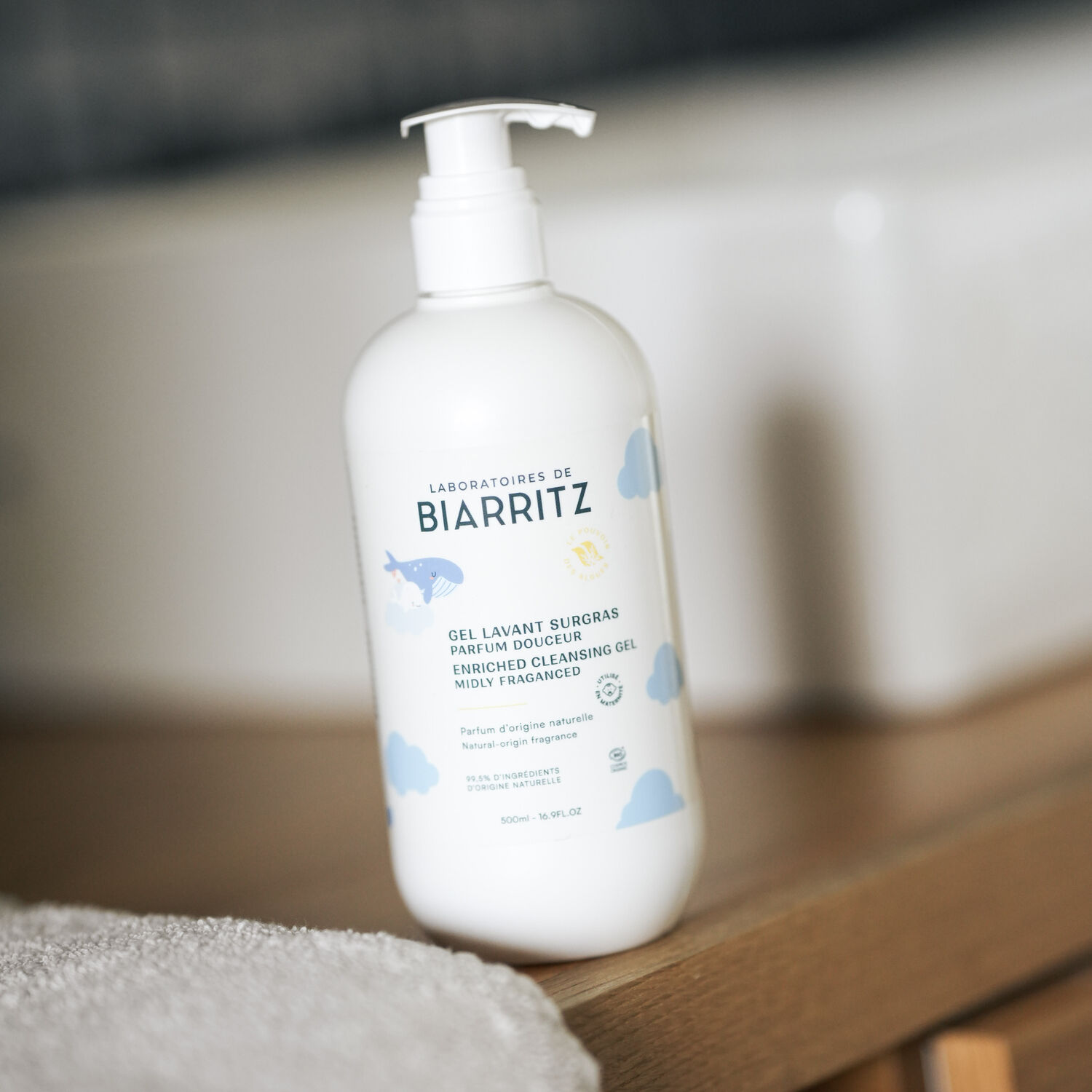Bébé - Gel Lavant Surgras Bio Parfum Douceur Corps & Cheveux 500 ml
