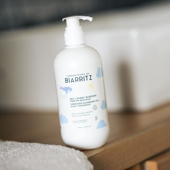 Bébé - Gel Lavant Surgras Bio Parfum Douceur Corps & Cheveux 500 ml
