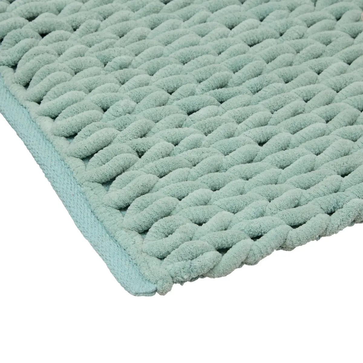 Tapis Colorama rectangulaire 50x75cm vert céladon