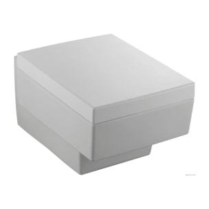 Cuvette WC suspendu Terrace avec abattant frein de chute déclipsable