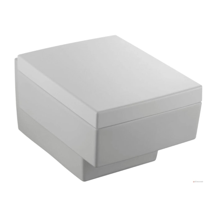 Cuvette WC suspendu Terrace avec abattant frein de chute déclipsable