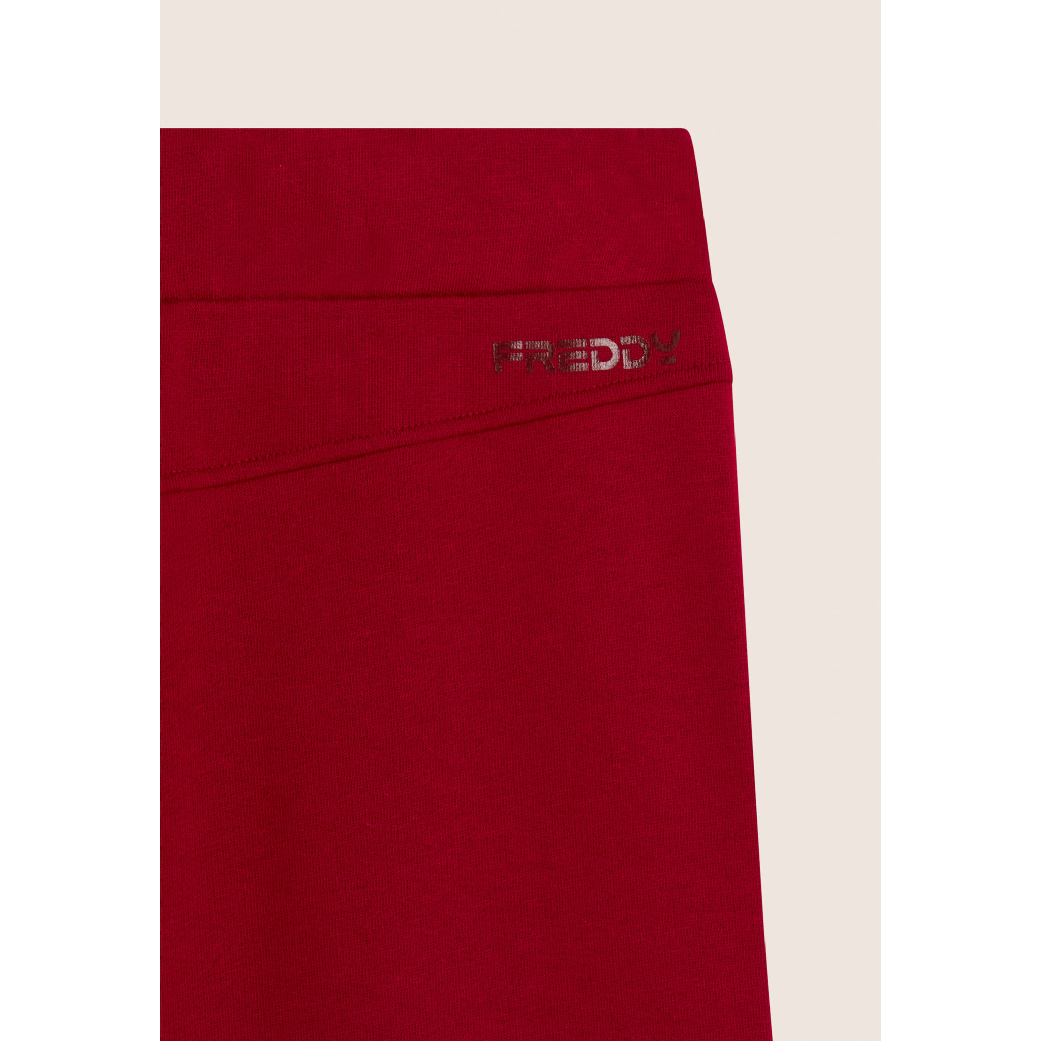 Pantaloni Sportivi con Gamba Wide Leg e Logo Ricamato