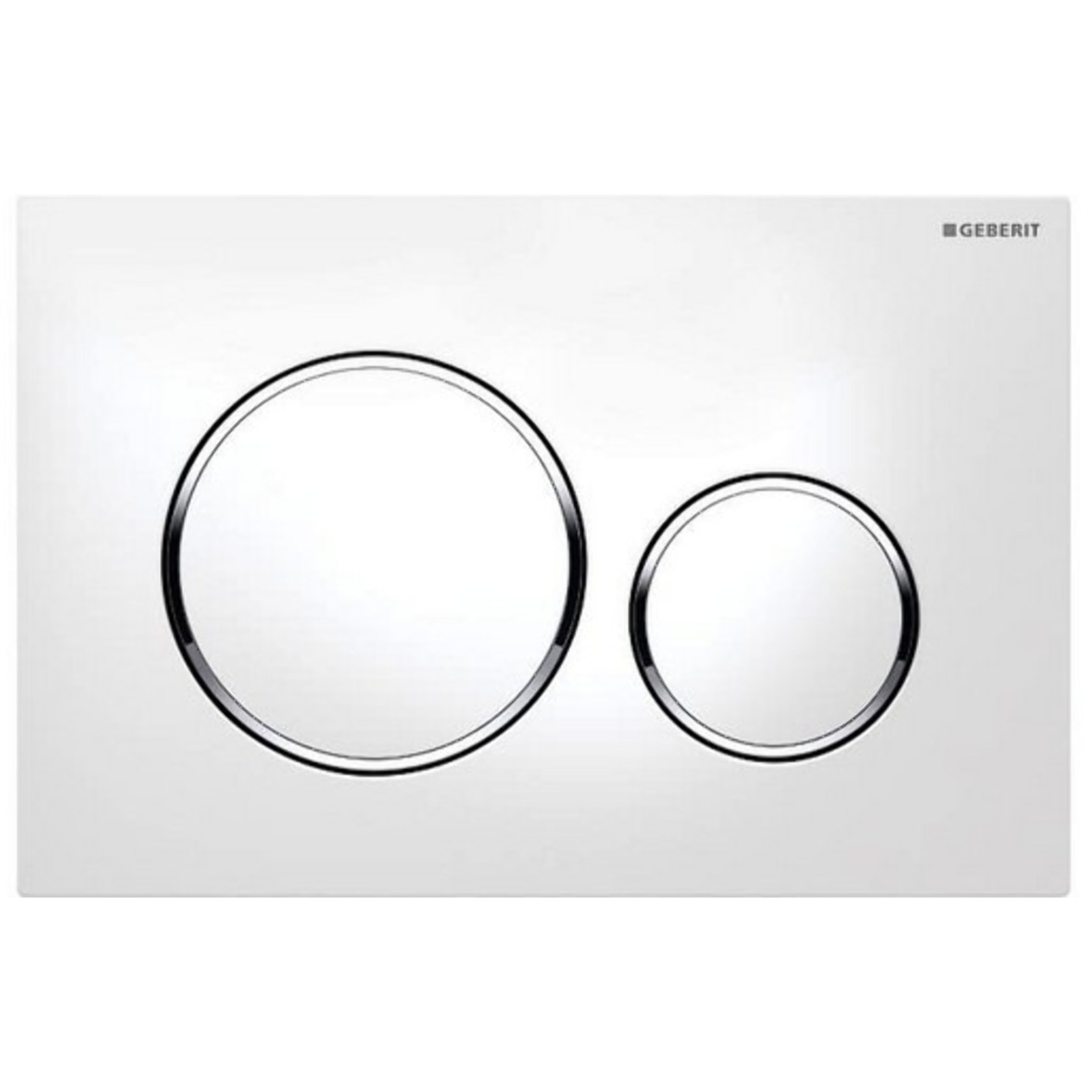 Pack WC Bati Geberit  Duofix + Cuvette Ideal Standard Tesi Aquablade + Plaque de commande Sigma20 Blanc chrome + bati support