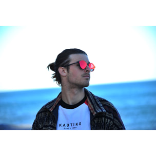 Gafas de sol PALO ALTO TURIN - Mate demi marrón / Plana revo roja