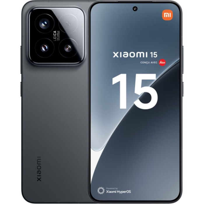 Smartphone XIAOMI 15 concu avec Leica 5G  512Go Noir