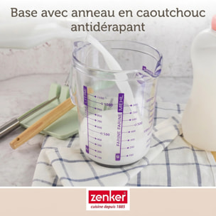 Verre doseur 1L en plastique de haute qualité Fackelmann