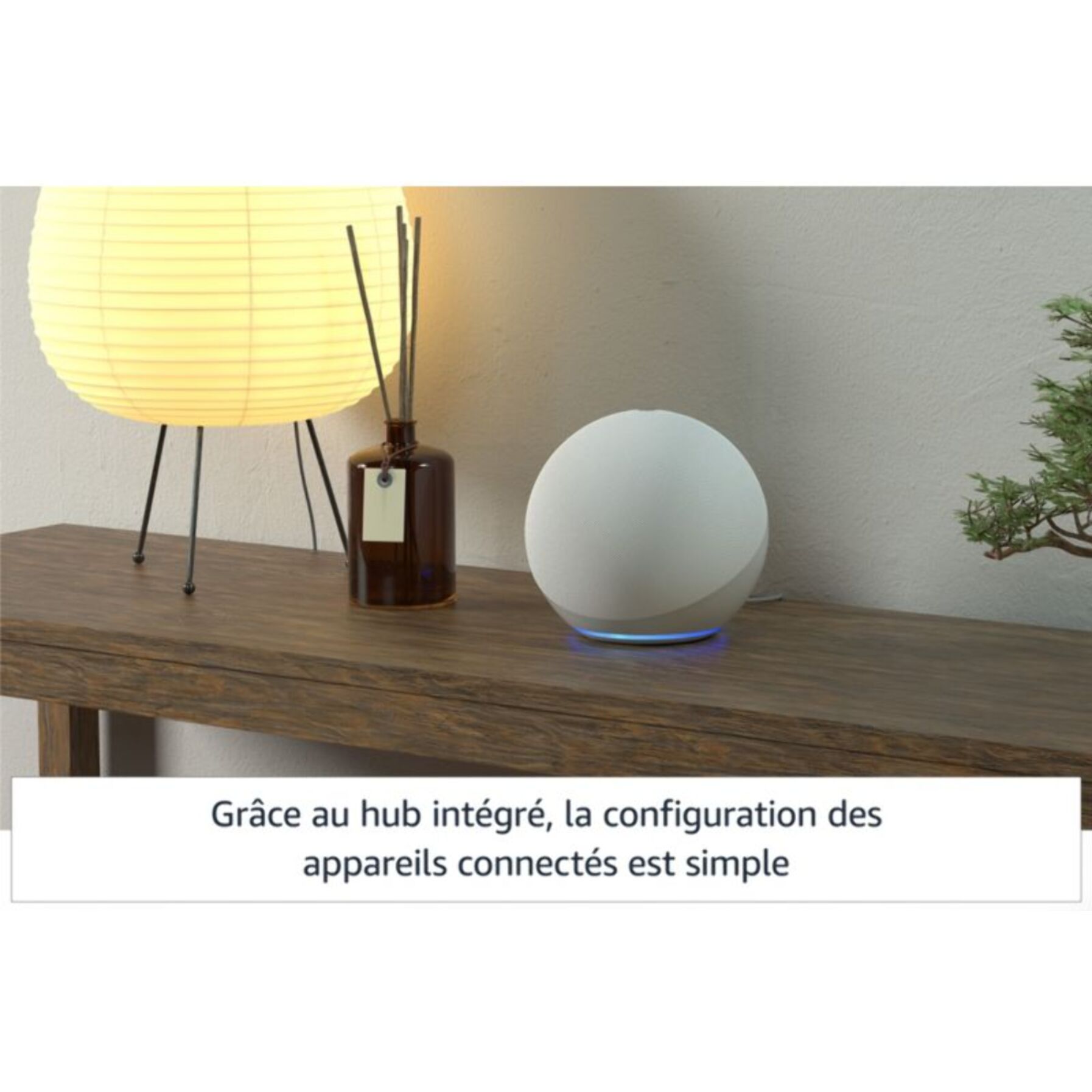 Assistant vocal AMAZON Echo 4 Bleu gris