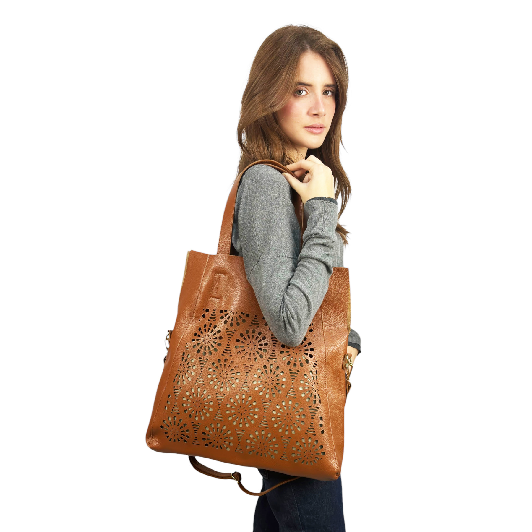 Bolso de Hombro Cheval Firenze Venice Camel