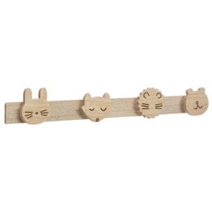Patère enfant "Wild" pin 55x8,5cm
