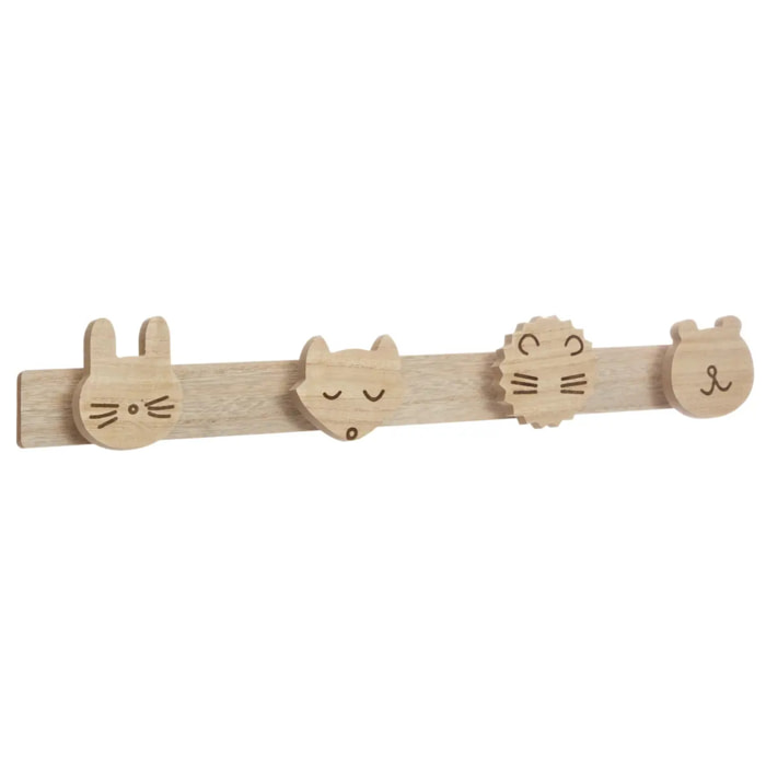 Patère enfant "Wild" pin 55x8,5cm