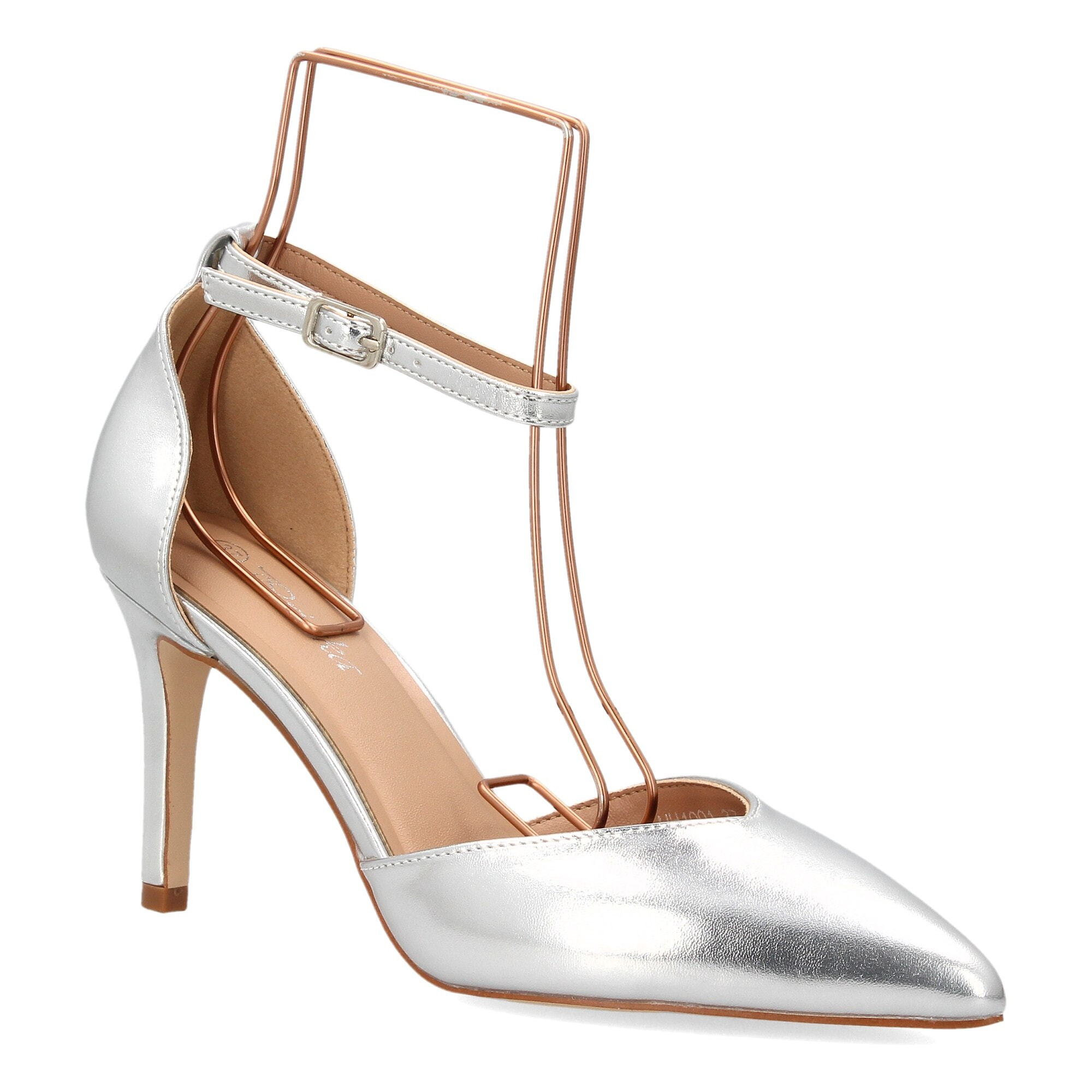 Zapatos elegantes de tacón fino para mujer.