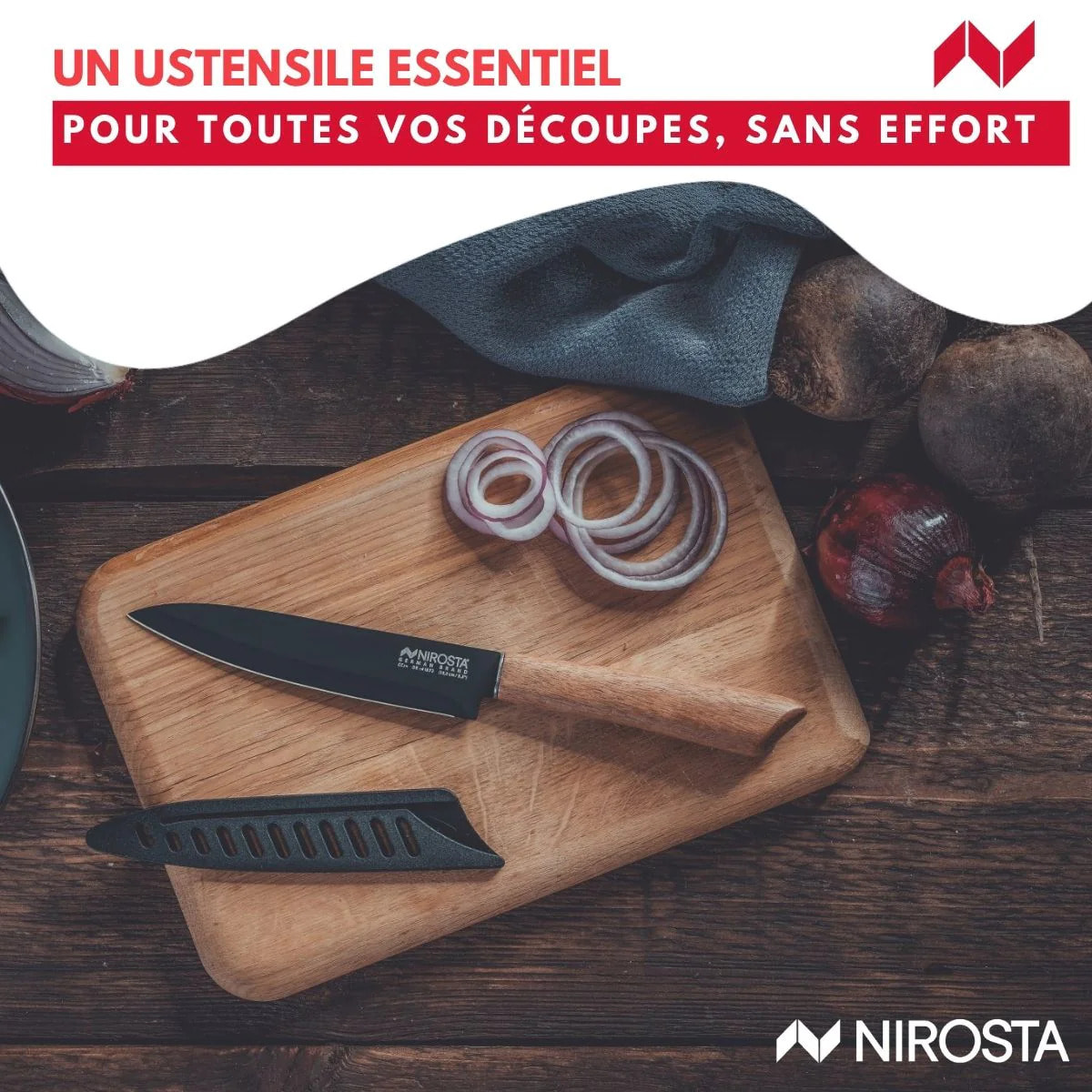 Couteau d’office universel 24 cm Nirosta Flow