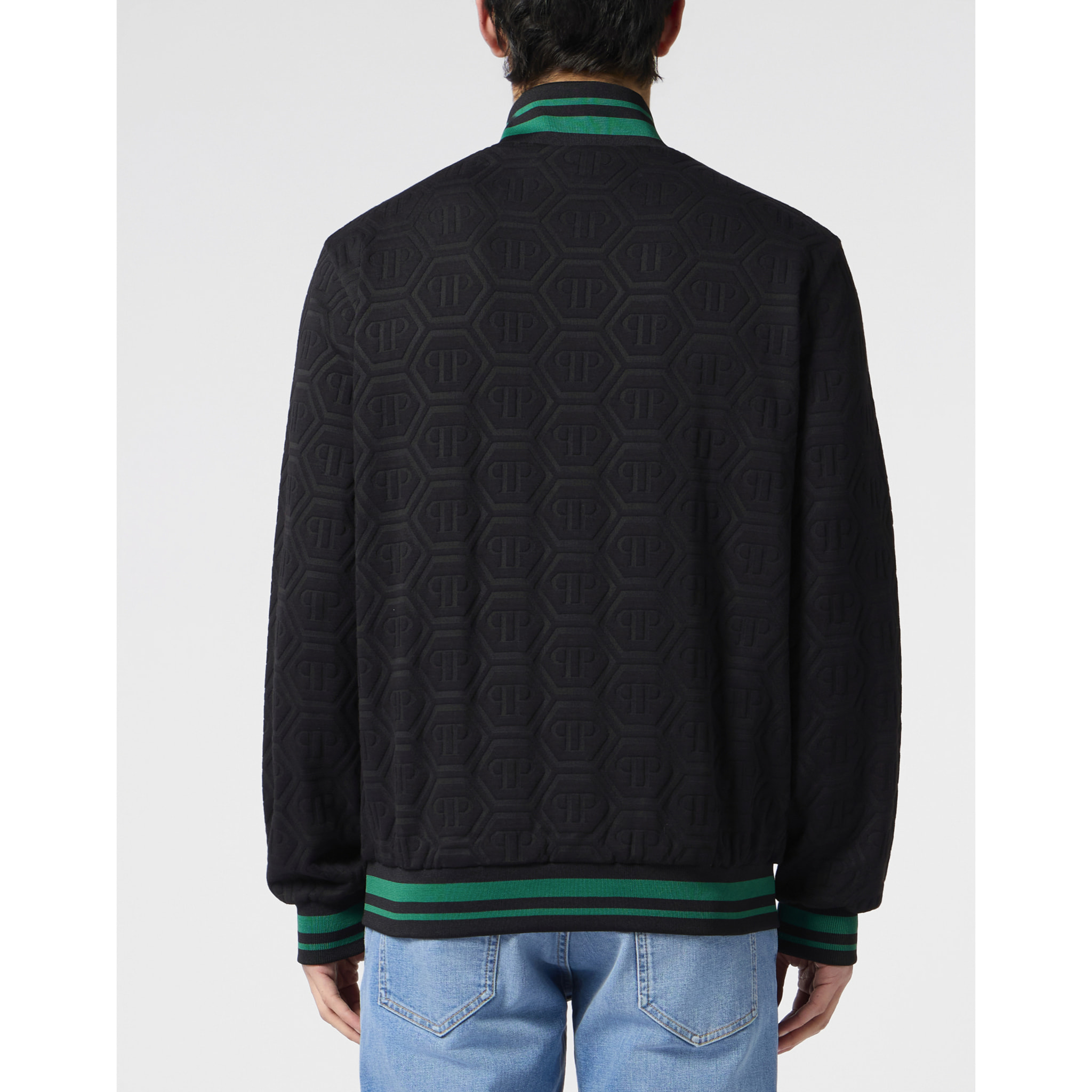 PHILIPP PLEIN Tracksuit Jacket Jacquard Monogram