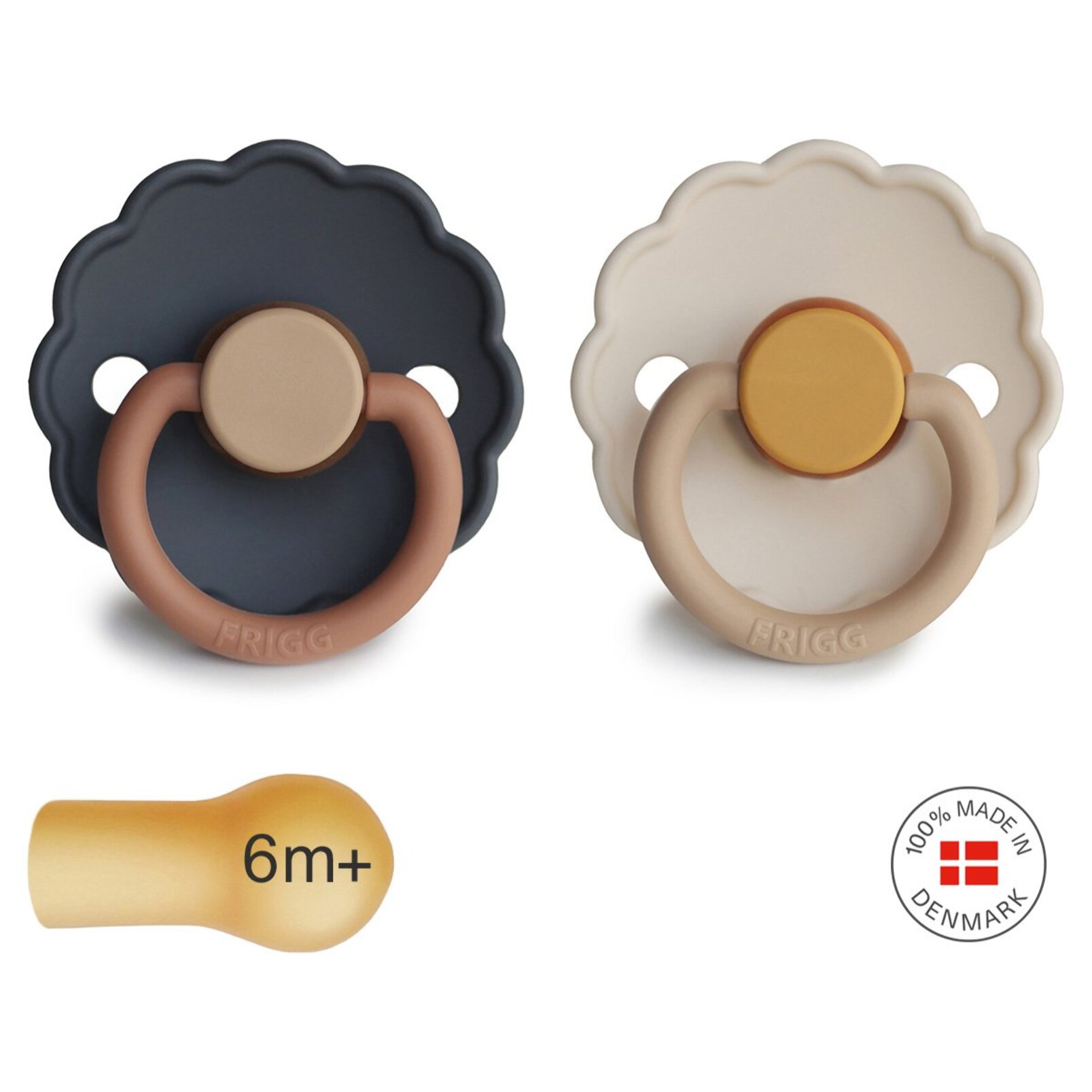 Frigg Pack 2 Chupetes Latex Daisy