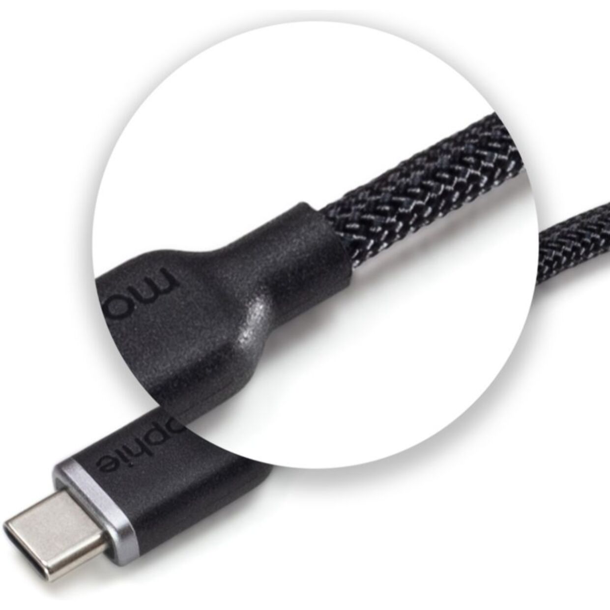 Câble de charge MOPHIE 3M USB-C vers Lightning noir