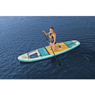 Bestway Paddle gonflable Panorama Hydro-force 340 x 89 x 15 cm avec hublot