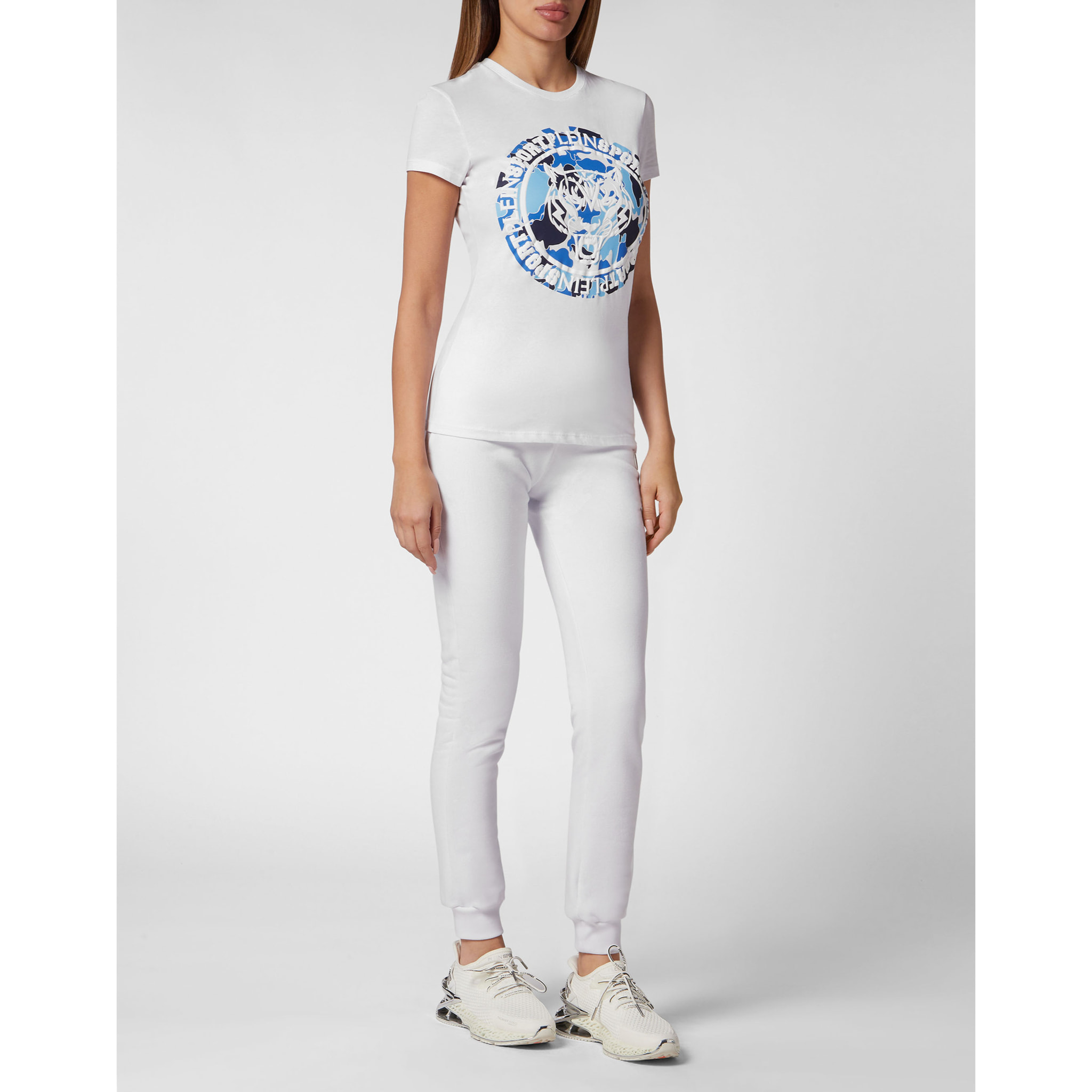 PLEIN SPORT T-Shirt Slim Fit CARBON TIGER