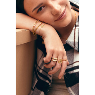 Anelli Spark Color Placcato Oro