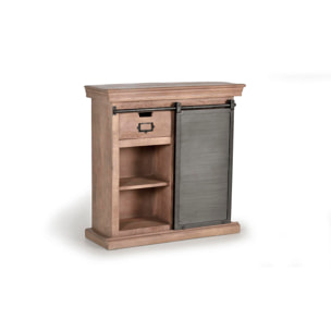 Consola - madera de mango y metal - 85x85x32cm
