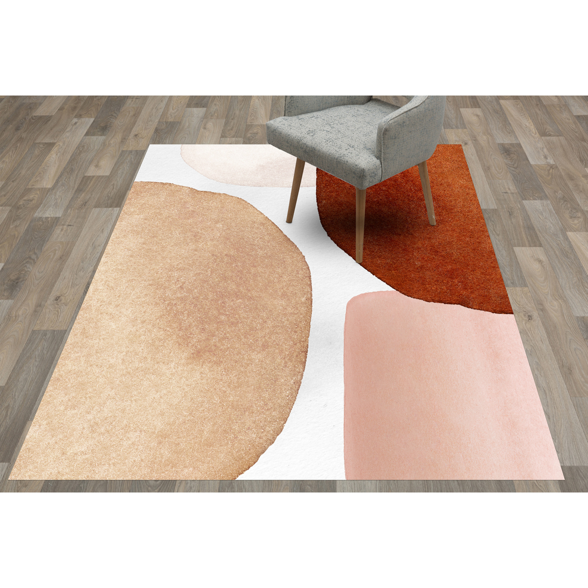 Alfombra de vinilo CERAMIKO, Varenka, diseño moderno 200x266 cm