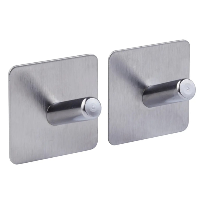 2 patères adhésives "Stiky"