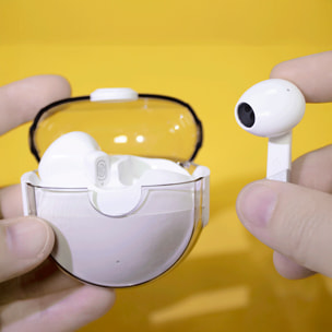 Auriculares TWS L12S Bluetooth 5.1. Control táctil. Base de carga 200mAh + 35mAh.