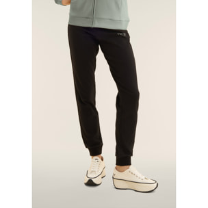 Tuta con zip e cappuccio con interno animalier