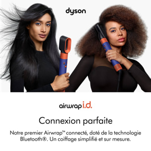 Multi-styler asciugacapelli Dyson Airwrap i.d.™ per capelli lisci e ondulati in Pervinca/Tangerine | Ricondizionato