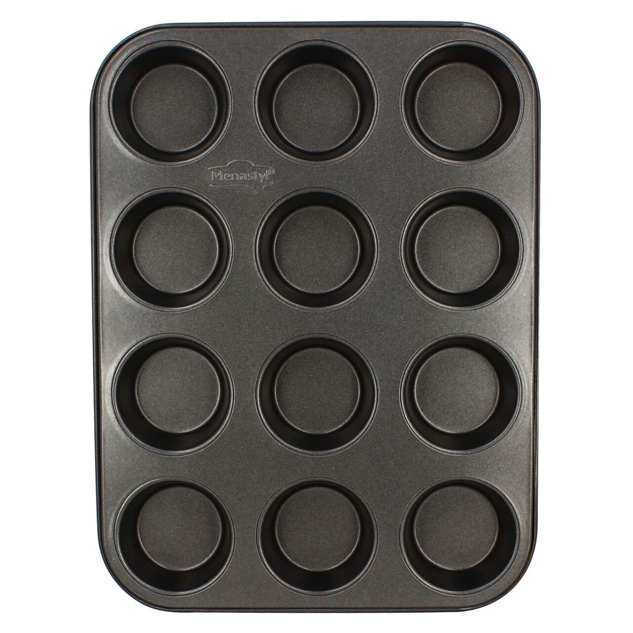 Plaque à 6 muffins en acier carbone AMANDINE