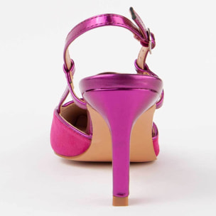 Zapato De Tacón - Rosa - Altura: 6 Cm