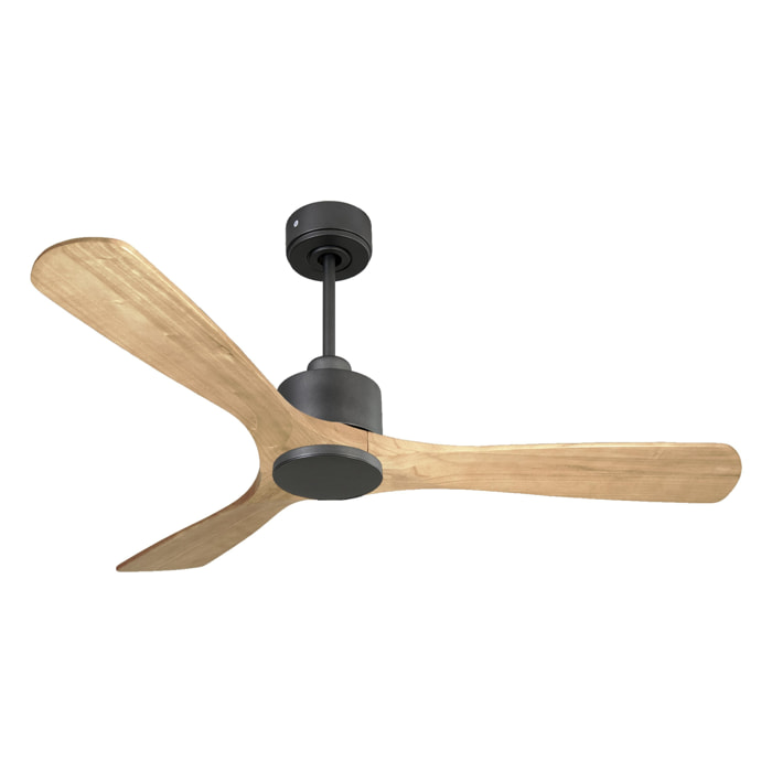 Ventilateur de plafond Réversible  Thermostat Wifi Moteur à courant continu Toits en pente Télécommande Hypersilence Mémoire