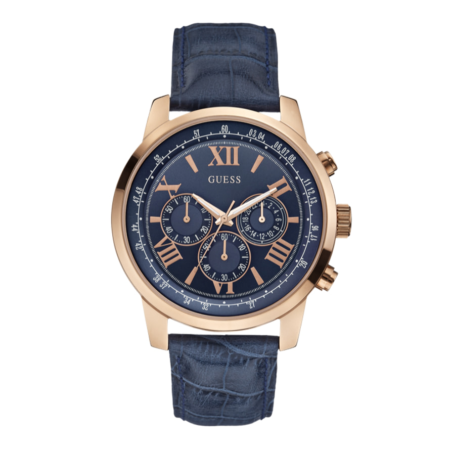 Reloj Guess W0380G5 Hombre Analogico Cuarzo con Correa de Pu & leather strap